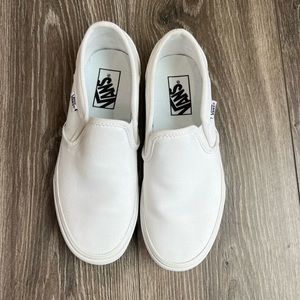 Slip on Vans - size 7